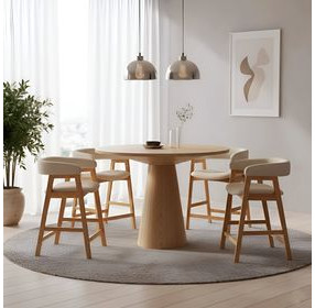 Cove Natural 48" Round Counter Height Dining Table