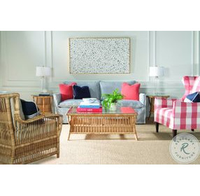 Breakers Natural Rattan End Table