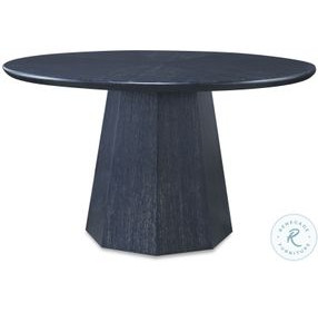 Newlin Black Cerused 54" Round Dining Table