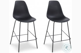 Forestead Black Counter Height Stool Set Of 2