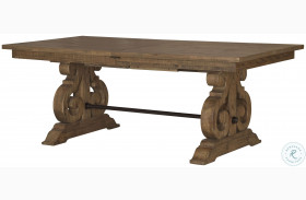 Willoughby Weathered Barley Rectangular Extendable Dining Table
