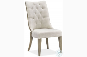 Bellevue Manor Bisque and Weathered Shutter Arm Chair Set Of 2