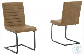 Strumford Caramel And Black Dining Chair Set of 2