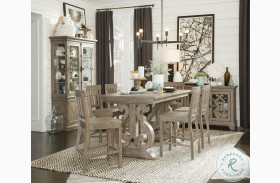 Tinley Park Dovetail Grey Counter Height Dining Room Set