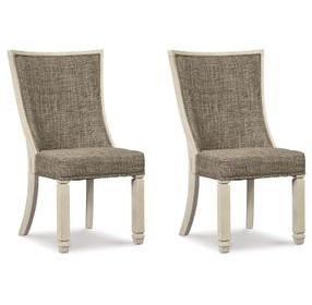 Bolanburg Two Tone Dining Upholstered Side Chair Set of 2
