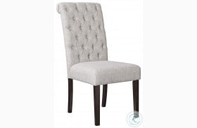 Adinton Reddish Brown Upholstered Side Chair Set of 2