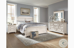 Lafayette Fresh White Painted Sleigh Bedroom Set