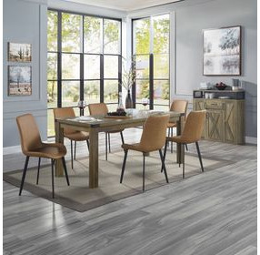 Abiram Rustic Oak 71" Rectangular Dining Table