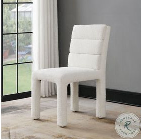 Hettie Beige Boucle Side Chair Set of 2