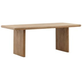 Amalie Natural 78" Rectangular Dining Table