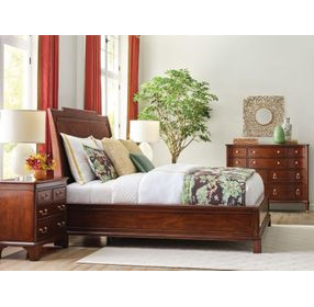 Helmuth Medium Stain King Sleigh Bed
