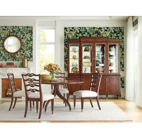 Meyers Medium Stain 60" Round Dining Table