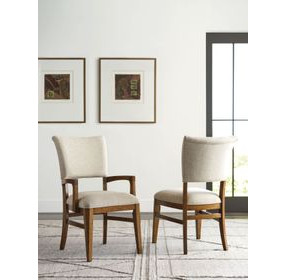 Aspire Contour Cream Upholstered Arm Chair