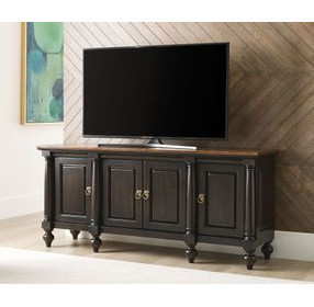 Harrison Bridgetown Black and Heritage Maple 72" TV Stand