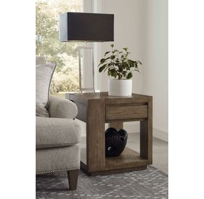Colson Brown 1 Drawer End Table