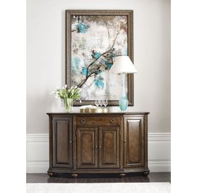 Commonwealth Damian Medium Stain 1 Drawer Damian Master Buffet