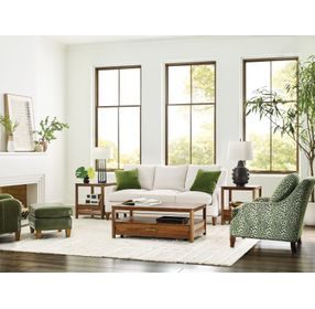 Monogram Walnut Parkway Medium Stain Rectangular Cocktail Table