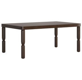 Verge Handcrafted Walnut Extendable Rectangular Dining Table
