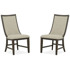 Westley Falls Baja Fog Upholstered Host Chair Set of 2