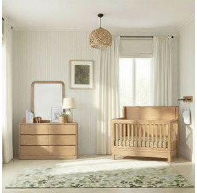 Modena Natural Convertible Crib
