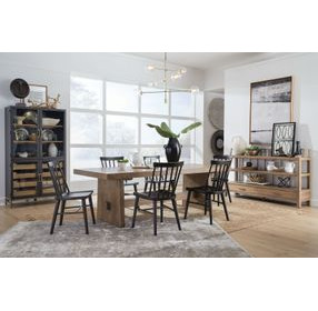 Lindon Coffee Bean Side Chair Set of 2