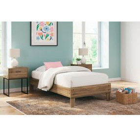 Deanlow Honey Twin Platform Bed