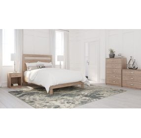 Flannia Warm Gray Full Panel Headboard