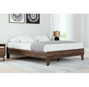 Calverson Mocha Queen Platform Bed
