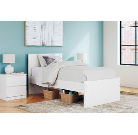 Onita White Twin Panel Headboard