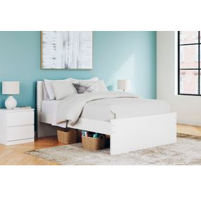 Onita White Full Panel Headboard