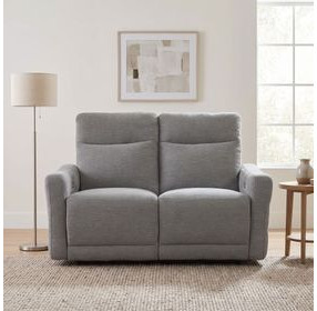 Edition Gray Power Double Reclining 57" Loveseat