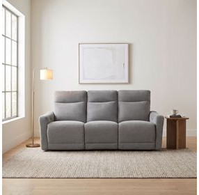 Edition Gray Power Double 78" Reclining Sofa