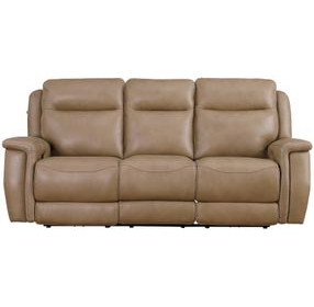 Fischer Saddle Leather Zero Gravity Power Reclining Living Room Set with Power Headrest and USB Charging