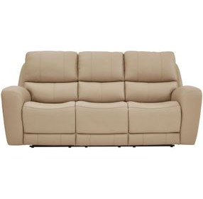 Bel Vista Taupe Leather Zero Gravity Power Reclining Living Room Set