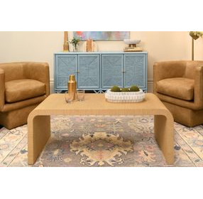 Eleanor Painted Light Blue 4 Door Cabinet