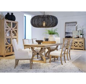 Coventry Honey Maple 108" Extendable Rectangular Dining Table