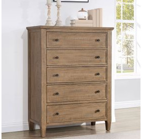 Riverdale Brown 5 Drawer Chest