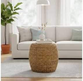 Banyan Natural Round End Table