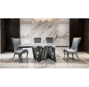 Basilicata Gray Side Chair Set of 2