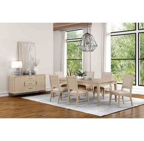 Sandnes Beige Upholstered Dining Chair Set of 2