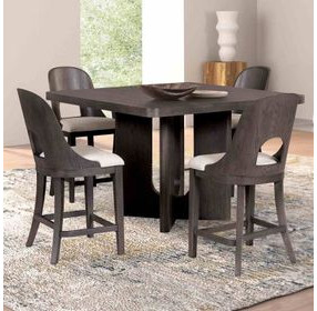 Sterling West Ash Gray 54" Square Counter Height Dining Table
