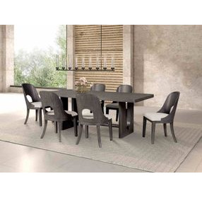 Sterling West Ash Gray 80" Rectangular Dining Table
