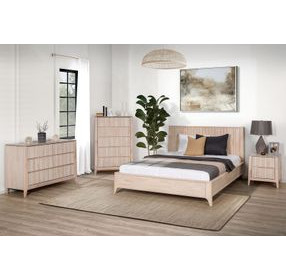 Gervais White Wash 6 Drawer Dresser