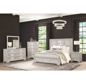 Argenthart Light Gray Rectangular Dresser Mirror