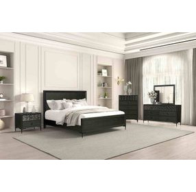 Bashford Espresso Queen Panel Bed