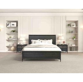 Bashford Espresso King Panel Bed