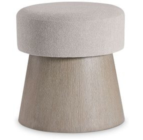 Linea Beige Round Bench