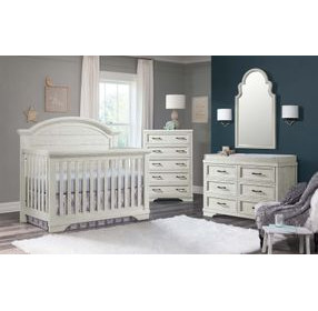 Foundry White Dove 5 Drawer Chest