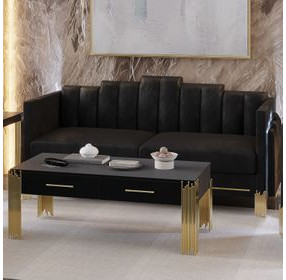 Empire Black Living Room Set