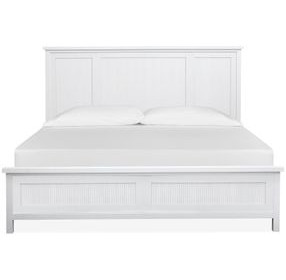 Windmill Harbour White Whisp and Sand Panel Bedroom Set